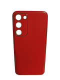 Husa Samsung S23 Plus piele ecologica, protectie camere, margini anti alunecare Rosu