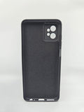Husa Motorola G32 silicon moale, protectie camere si butoane, interior material textil Negru