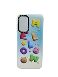 Husa Samsung A14 silicon, model HELLO, protectie camere si butoane