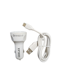 Incarcator Auto Fast Charge 18W Gerlax GC06 3x USB 3.0 + Cablu 1m Tip C Alb