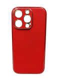 Husa Iphone 14 Pro Luxury piele ecologica, antisoc , Protectie camera Rosu