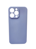Husa Iphone 13 Pro silicon moale , protectie camere ,interior material textil Lilla