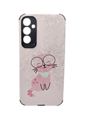 Husa Samsung A34 silicon, antisoc , protectie butoane model Pisica Roz