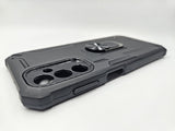 Husa Samsung A54 antisoc silicon, suport inel rotativ , protectie camera Negru