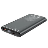 Baterie externa Wireless, 22.5W, 10000 mAh, Hoco, Q6, Aluminiu, Negru Mat
