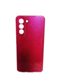 Husa Samsung S21 silicon gel model cu sclipici , protectie camere Mov
