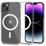Husa Iphone 13 din silicon , Antisoc, MagSafe, Transparenta