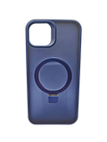 Husa Iphone 15 Premium Anti Zgarieturi si suport telefon Albastru