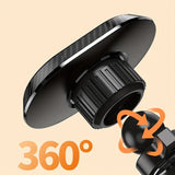Suport magnetic pentru telefon auto B076, rotire 360 pentru aerisire Negru