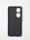 Husa Honor 90 din silicon moale, protectie camere si butoane, interior material textil Negru