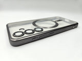 Husa Samsung S24 silicon moale, MagSafe, protectie camere si butoane Gri