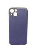 Husa Iphone 13 Luxury piele ecologica, antisoc Mov