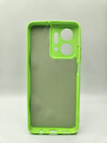 Husa Honor X7a silicon moale , protectie camere si butoane, interior material textil Verde Deschis