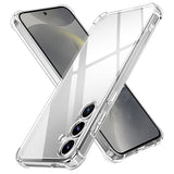 Husa Samsung S24 silicon antisoc, protectie camere si butoane Transparent