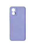 Husa Motorola Edge 30 Neo silicon moale, protectie camere si butoane, interior material textil Lila