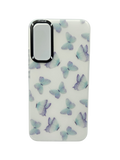 Husa Samsung A34 silicon, model Blue Butterfly, protectie camere si butoane