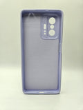 Husa Xiaomi 11T Pro silicon, protectie camere si butoane, interior material textil Lila