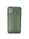 Husa Iphone 11 antisoc , silicon , spate matuit, protectie camere si butoane Verde