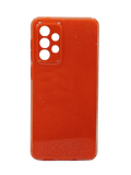 Husa Samsung A33  silicon gel model cu sclipici , protectie camere Rosu