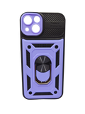 Husa Iphone 13 antisoc silicon si plastic , suport inel rotativ , protectie camera Mov