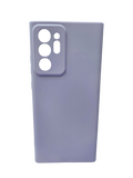 Husa Samsung Note 20 Ultra silicon, protectie camere si butoane, interior material textil Lila