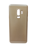 Husa Samsung S9 Plus plastic cu perforatii, protectie camera si butoane Auriu