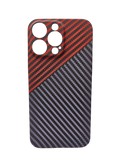 Husa Iphone 15 Pro Max Kevlar , protectie camere si acoperire butoane Rosu