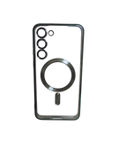 Husa Samsung S23 Plus silicon moale, MagSafe, Protectie Camere Verde