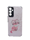 Husa Samsung A14 silicon, antisoc , protectie camera si butoane model Pisica Roz