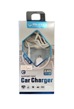 Incarcator Auto Fast Charge TD Lite FC16 QC 3.0 2.4A + Cablu 1m Tip C  Alb