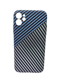 Husa Iphone 11 tip Kevlar , Protectie butoane, aspect carbon Albastru