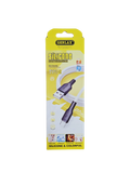 Cablu incarcare Fast Charge 3A Gerlay USB - Tip C , silicon flexibil, 1 metru Alb