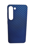 Husa Samsung S23 tip kevlar, slim case, protectie butoane Albastru