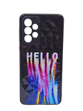 Husa Samsung A33  silicon, model 3d Hello, protectie camere si butoane