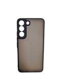 Husa Samsung S22 silicon,spate matuit antizgarieturi, protectie camere Negru