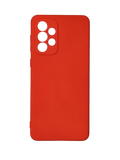 Husa Samsung A33  silicon , protectie butoane, interior material textil Rosu