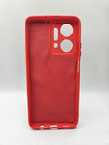 Husa Honor X7a silicon moale , protectie camere si butoane, interior material textil Rosu
