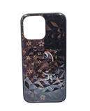 Husa Iphone 14 Pro Max silicon, design 3D cu ursulet , protectie butoane Negru