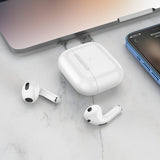 Casti Bluetooth Hoco EW26, Microfon, BT 5.3, 300mAh, Alb