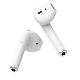 Casti Wireless, Hoco EW25, 350mAh, Bluetooth 5.1, Microfon, Alb
