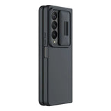 Husa Samsung Z Fold 4 premium Nillkin CamShield Pro Hard, protectie camera Negru