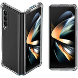 Husa Samsung Z Fold 4 silicon, antisoc, fullcover, protectie camere si butoane Transparent