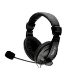 Casti cu microfon Spacer SPK-222, Stereo, 3.5 mm, Negru