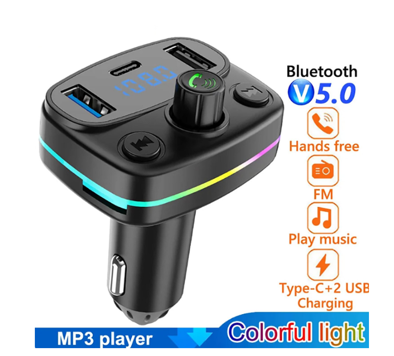 Modulator FM auto M42, Handsfree, Bluetooth 5.0, Dual USB, Port
