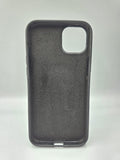 Husa Iphone 11 Pro Max silicon moale, MagSafe, Interior catifelat Negru