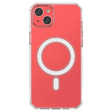 Husa Iphone 15 din silicon , Antisoc, MagSafe, Transparenta