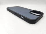 Husa Iphone 15 din silicon, spate matuit anti Zgarieturi ,Anti Slip Negru