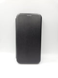 Husa Iphone 14 Pro Max tip Carte , Piele ecologica si silicon ,buzunar card, Negru