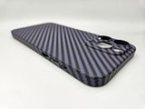 Husa Iphone 13 Pro Kevlar , Protectie butoane Mov