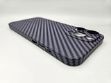 Husa Iphone 14 Pro Max Kevlar , Protectie butoane Mov